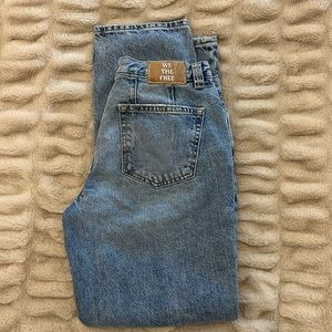 Free People CRVY Siren Low Rise Straight Jean